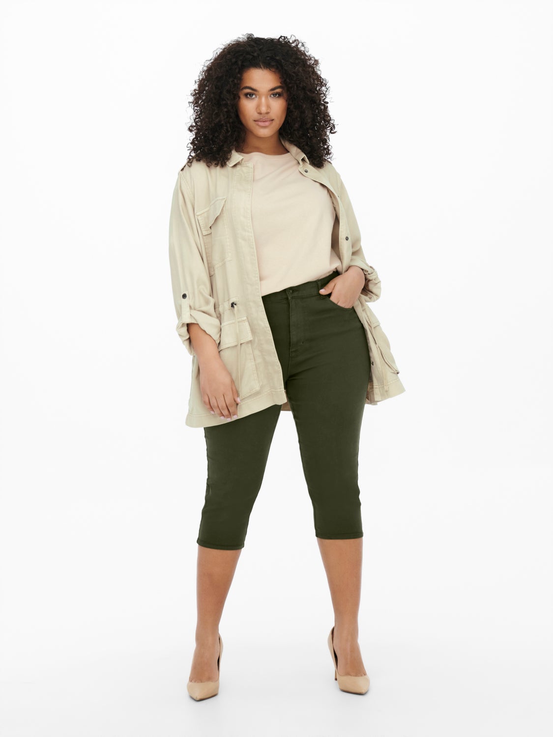 Curvy Highwaisted Denim Knickers