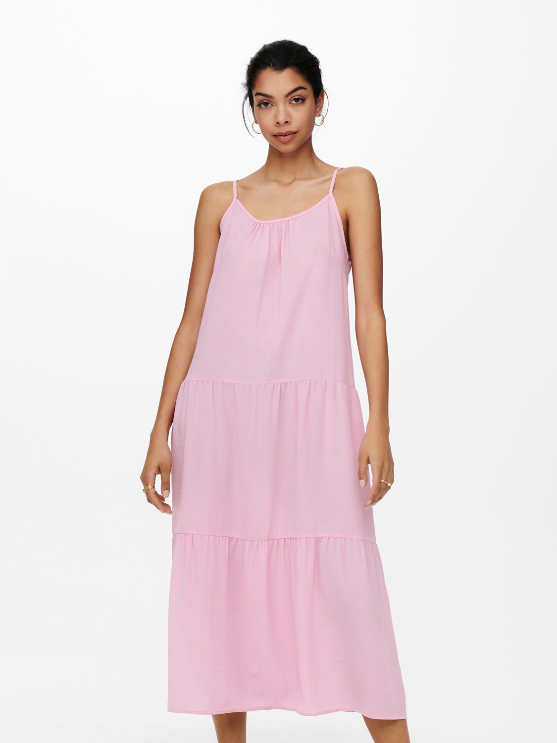 Solid colored Midi dress