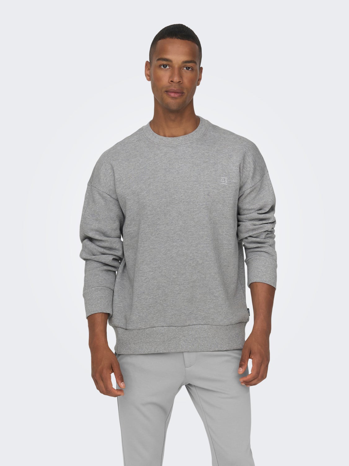 Solid color o-neck sweatshirt