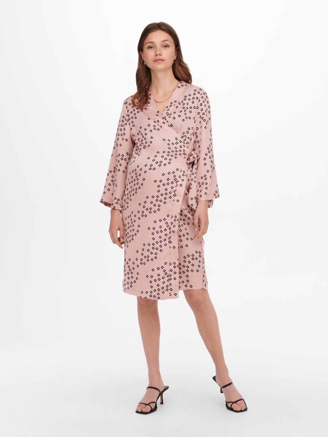 Mama 3/4 sleeved kimono Dress