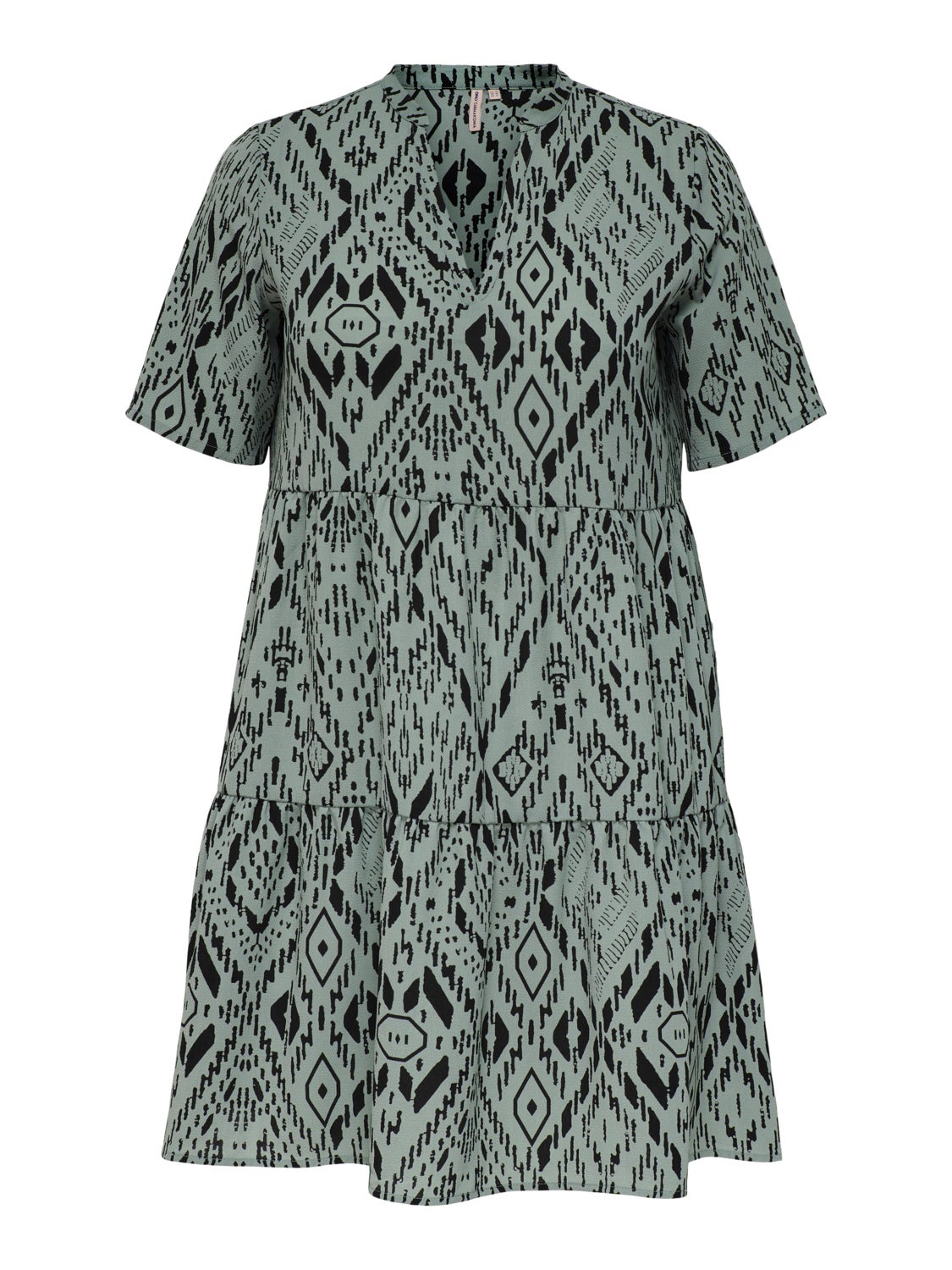 Curvy 2/4 Sleeve Dress