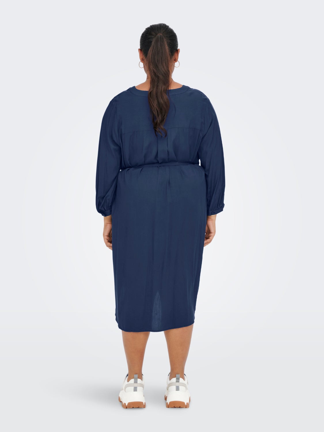 Curvy viscose Shirt dress
