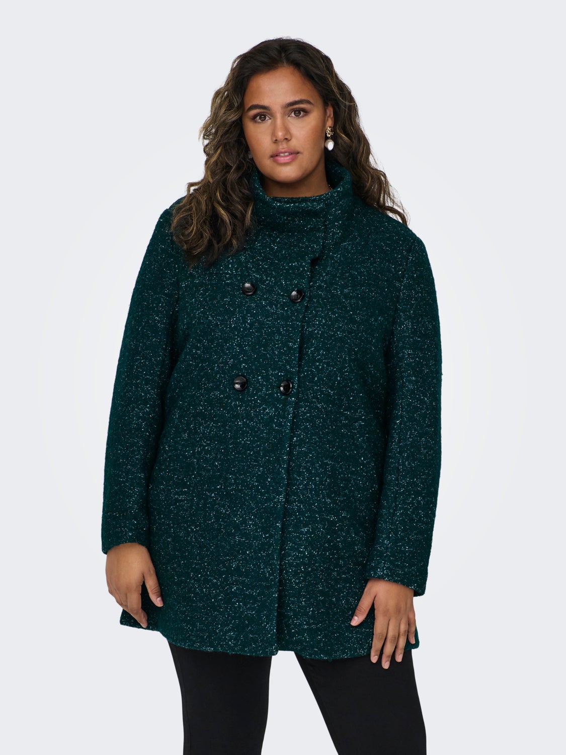 Curvy Wool Coat