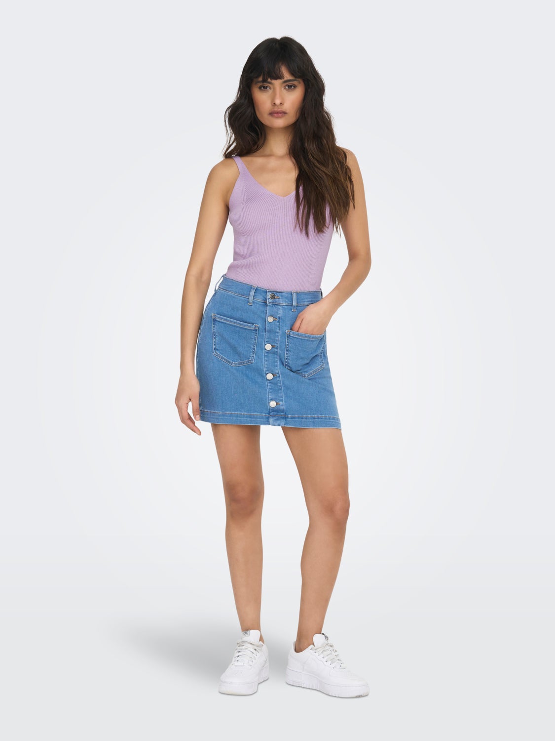 Sleeveless Knitted Top