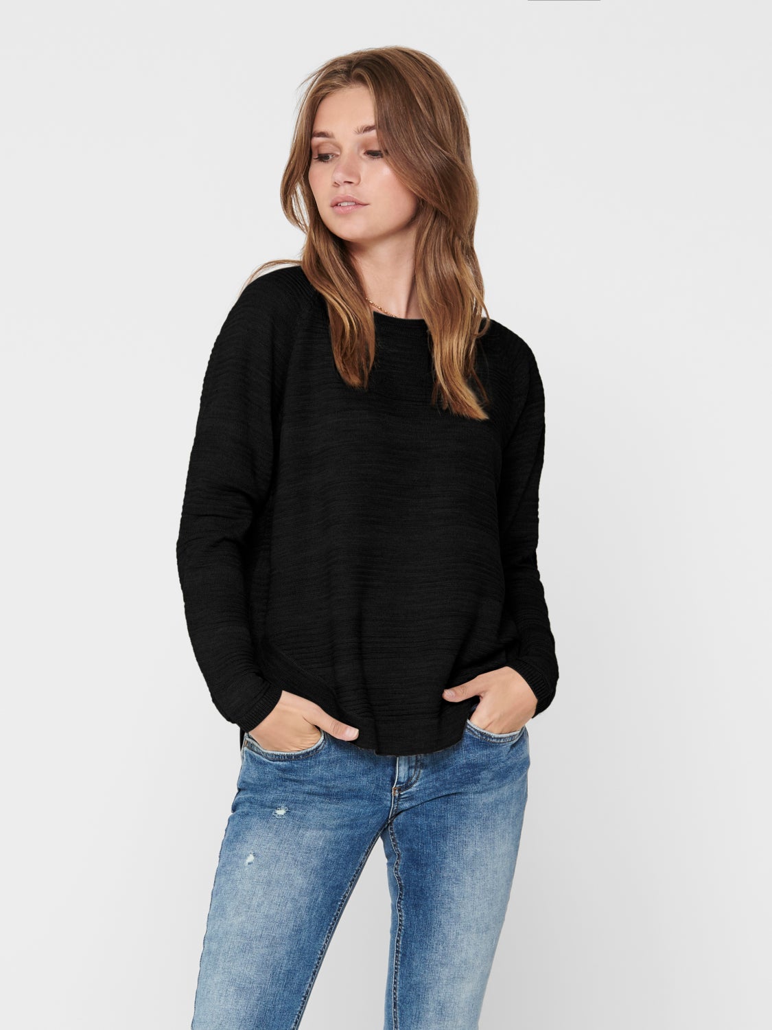 Texture Knitted Pullover