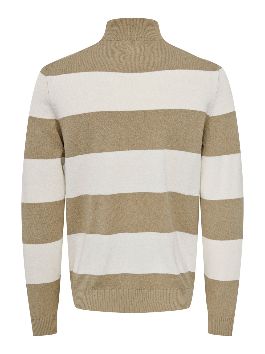 Half zip knitted pullover