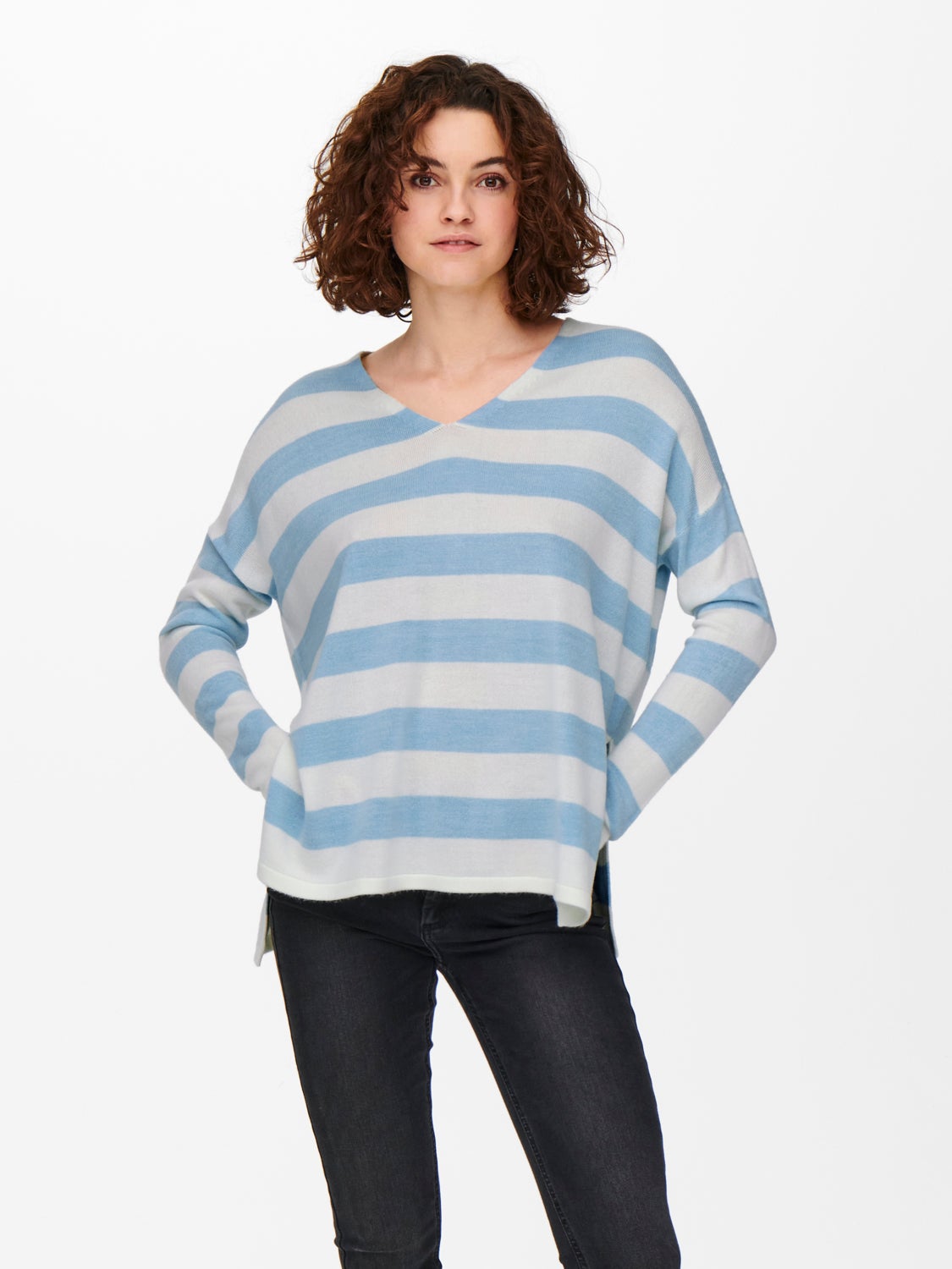 V-neck Knitted Pullover