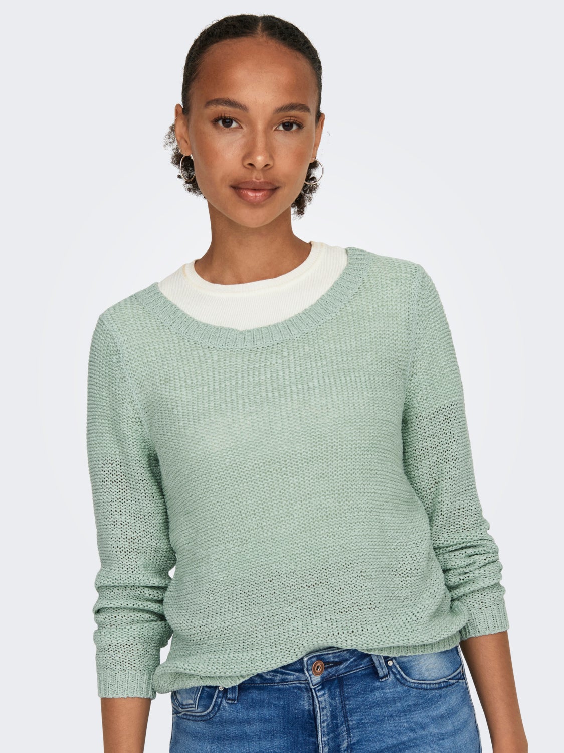Texture Knitted Pullover