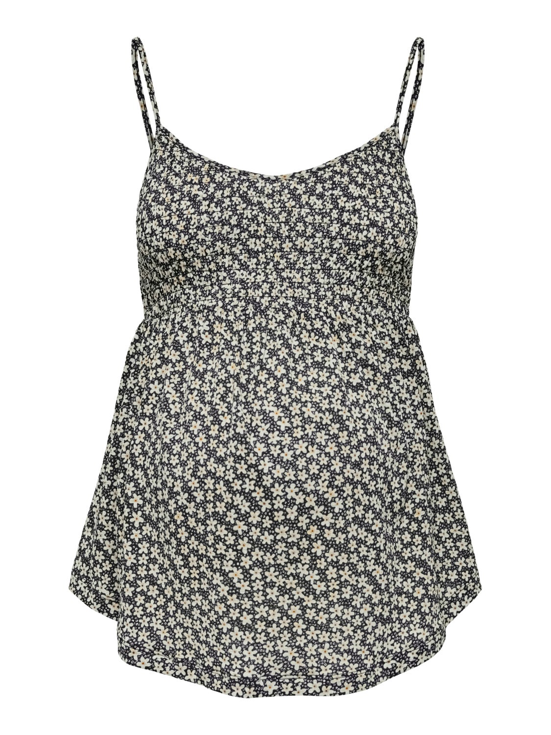 Mama strap smock Top