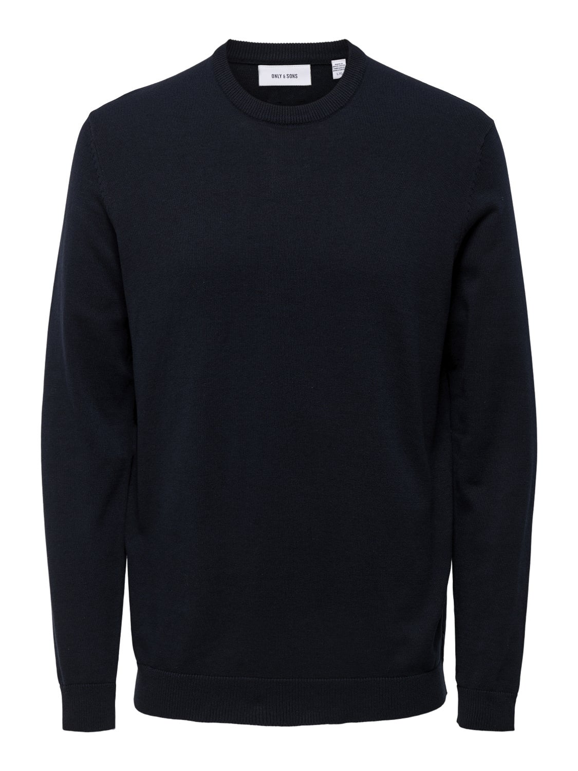 Crew neck knitted pullover