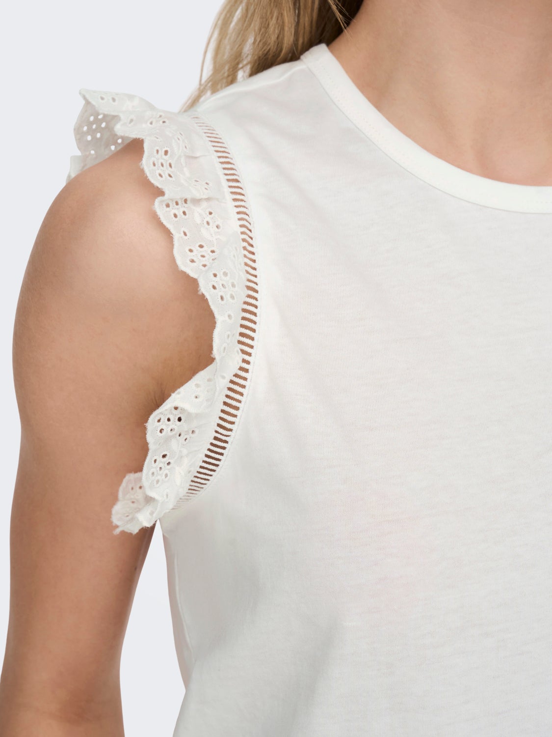 Top With Ruffle Sleeves