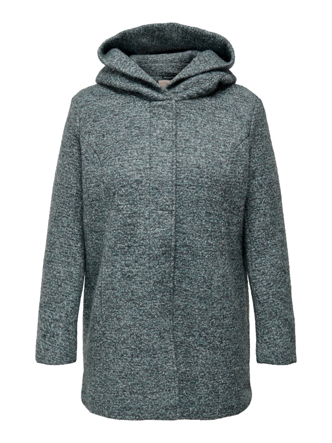 Curvy boucle wool Coat