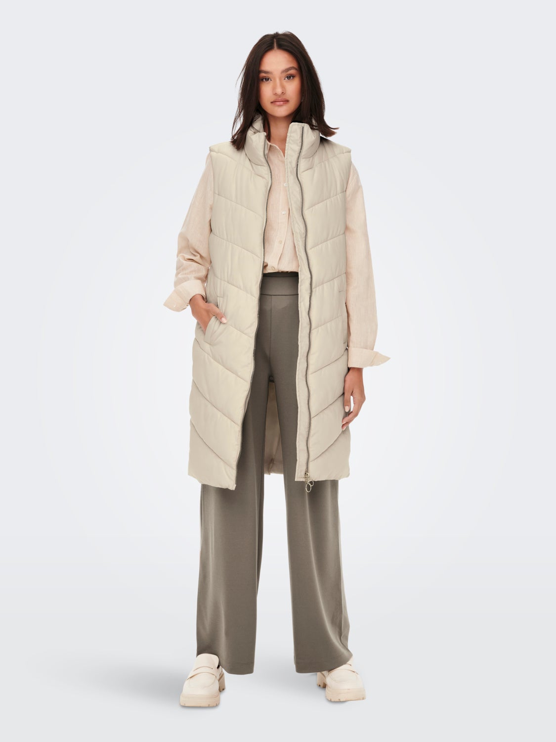 Long quilted Waistcoat