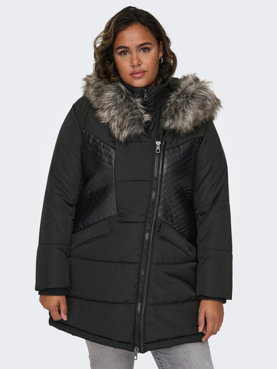 Curvy quiltet jacket