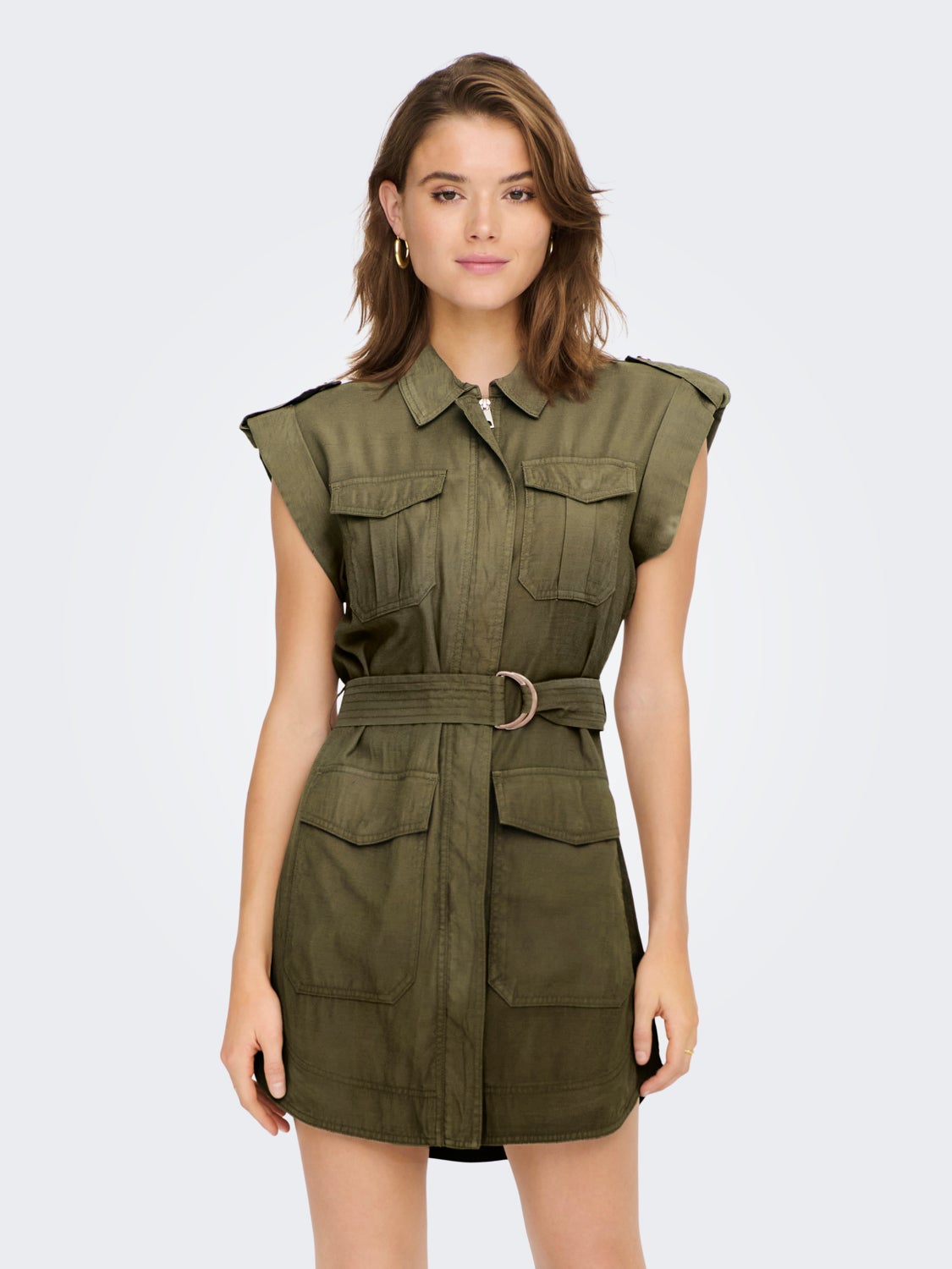 Mini Cargo belt Dress