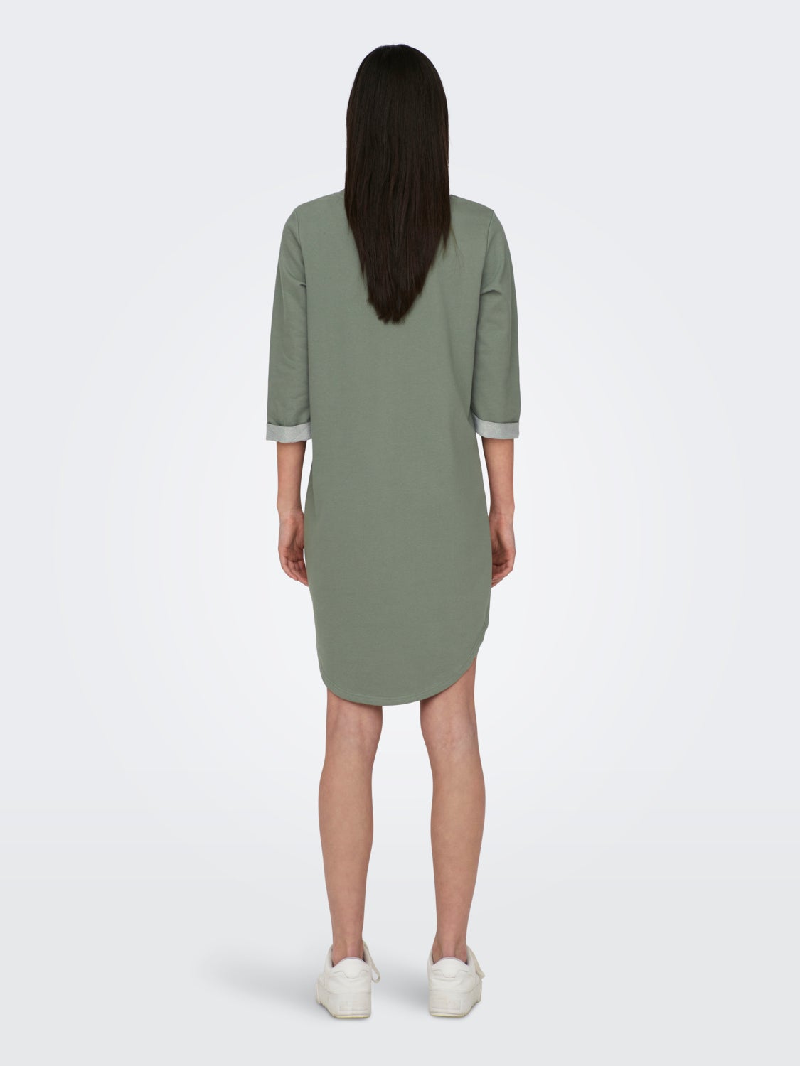 3/4-sleeve sweat dress