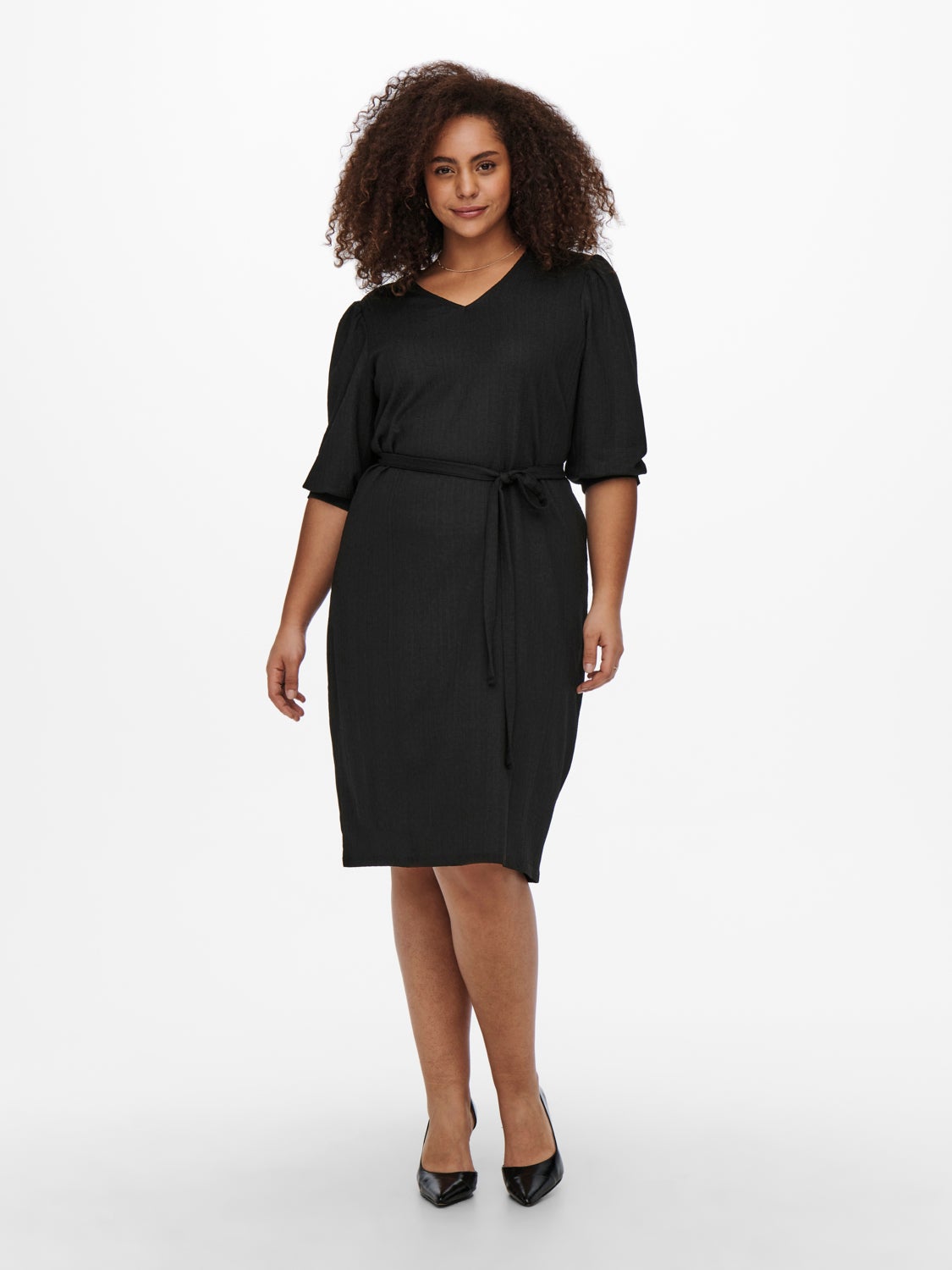 Curvy v-neck Dress