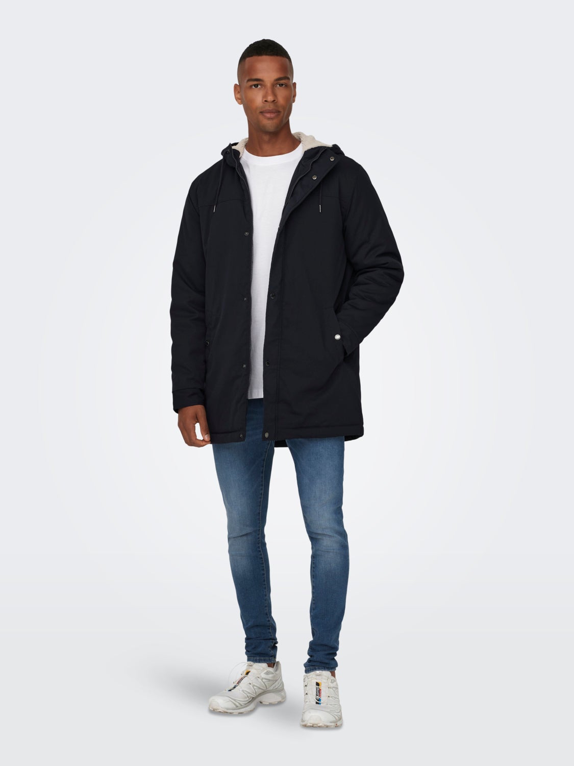 Hooded parka jacket
