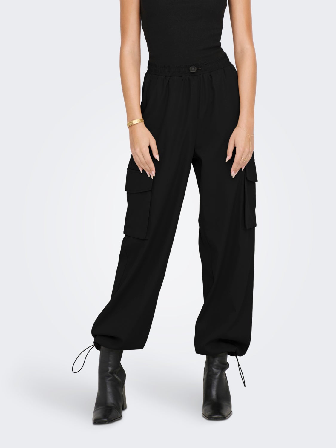 Cargo Pants With Strings