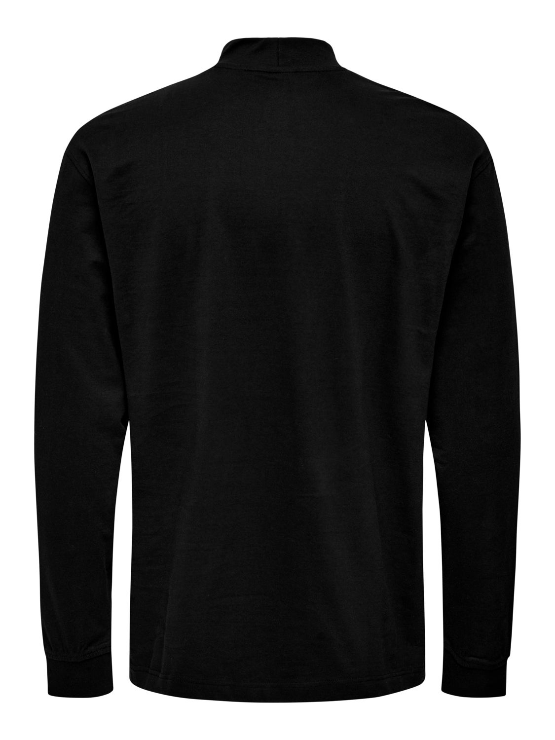 Relaxed Fit Mock neck T-Shirt