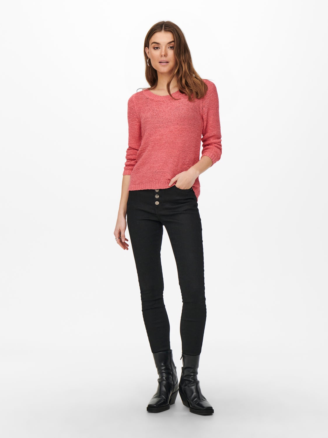 Texture Knitted Pullover