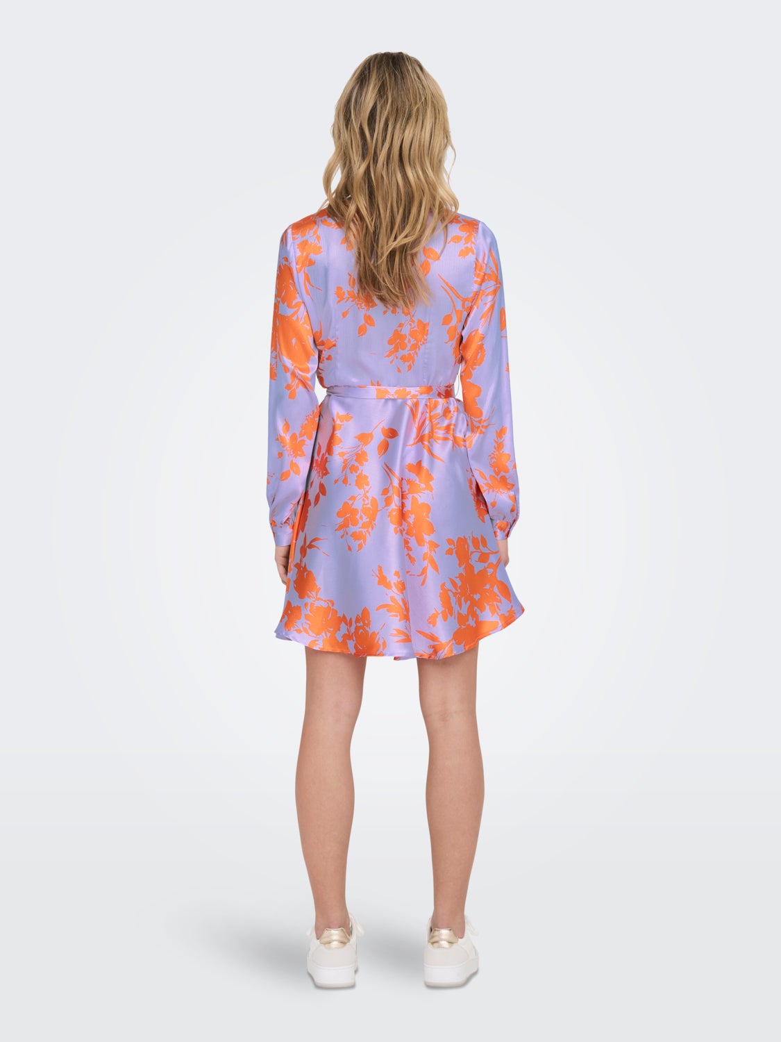 mini Long Sleeved Wrap Dress