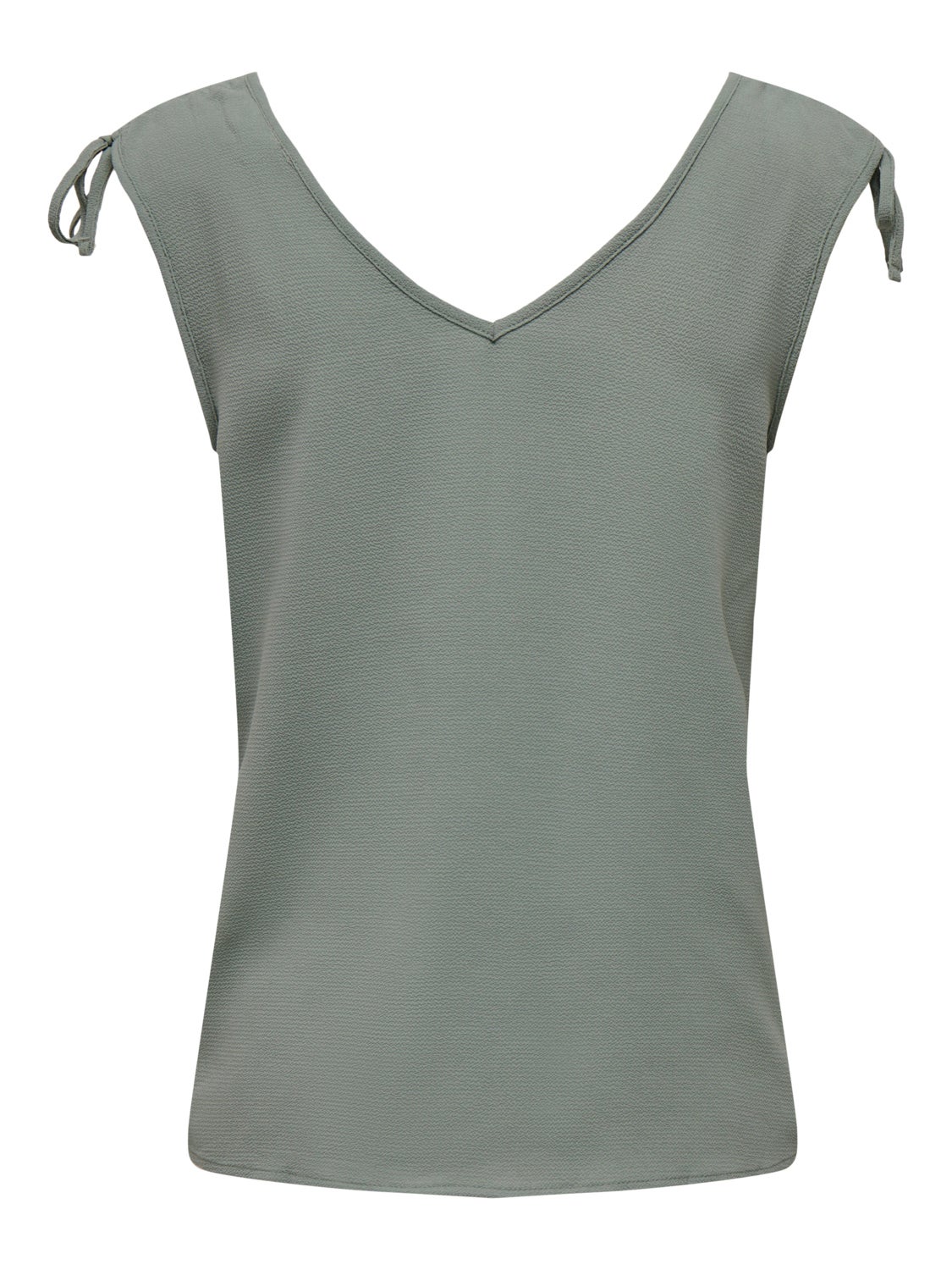 V-Neck Top With Strap Details