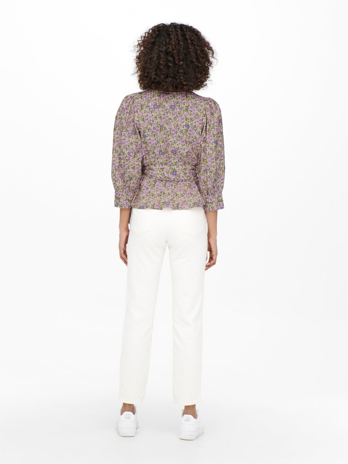 3/4 sleeved wrap Top