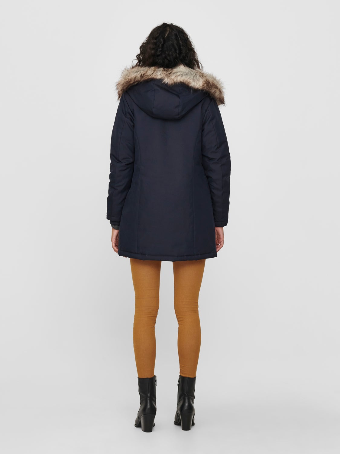 Solid Parka coat