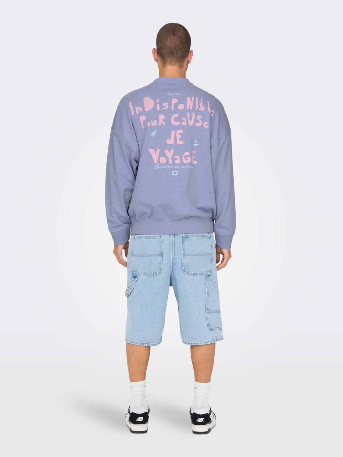 Relaxed Fit Crew neck Dropped shoulders Sweatshirt