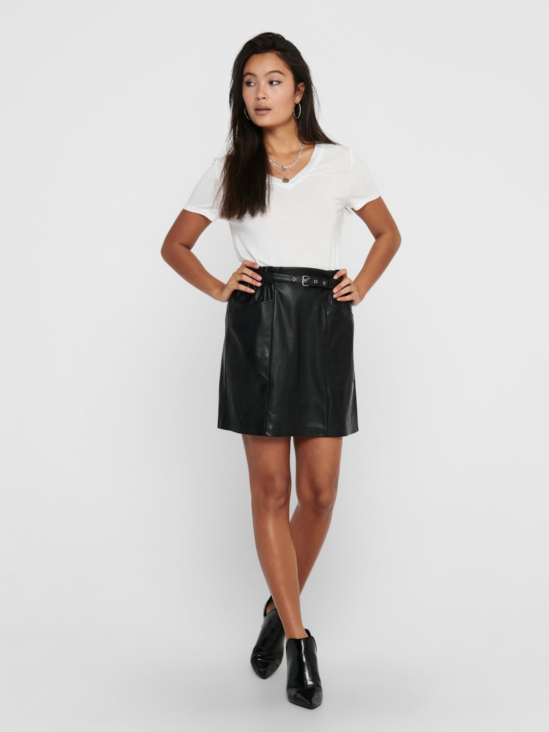 Faux leather Skirt