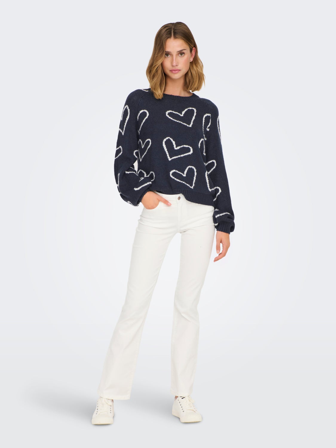 Knit with Balloon Sleeves