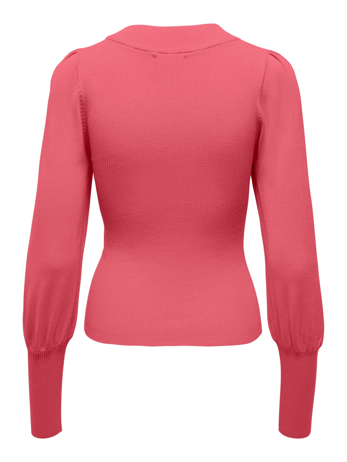 Ballon sleeve knitted top