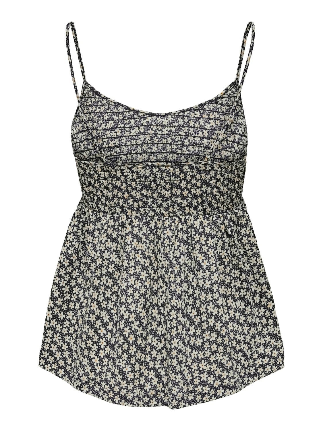 Mama strap smock Top