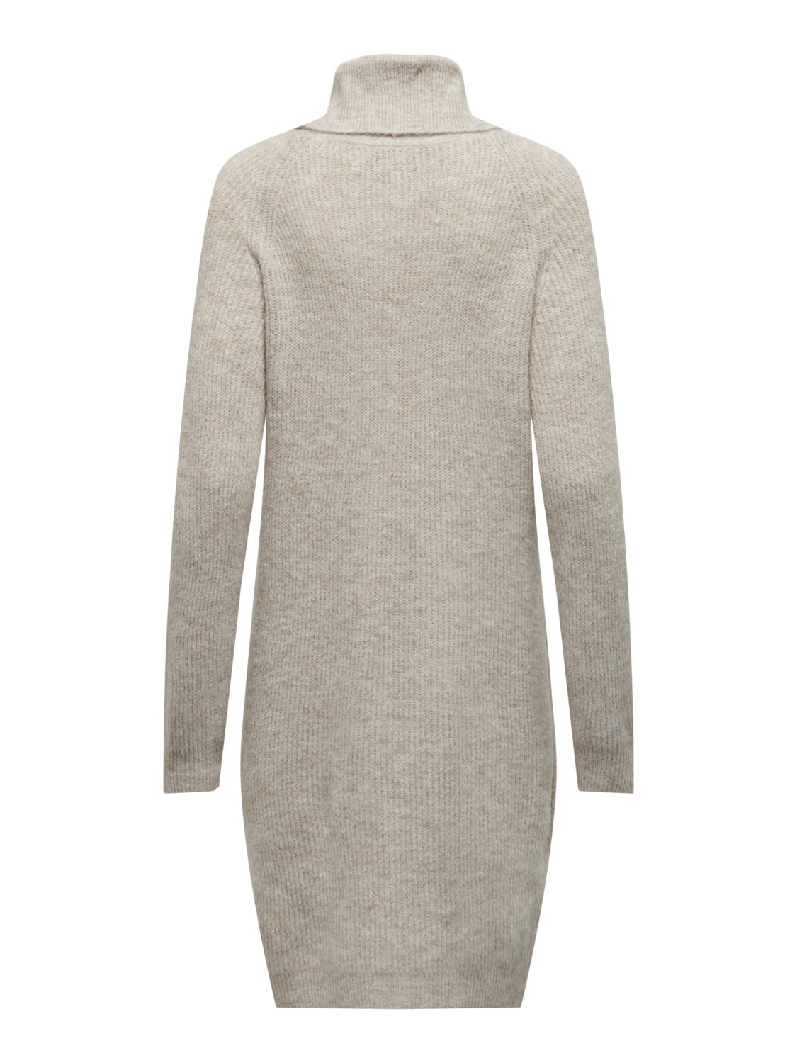 Mini roll neck knitted dress