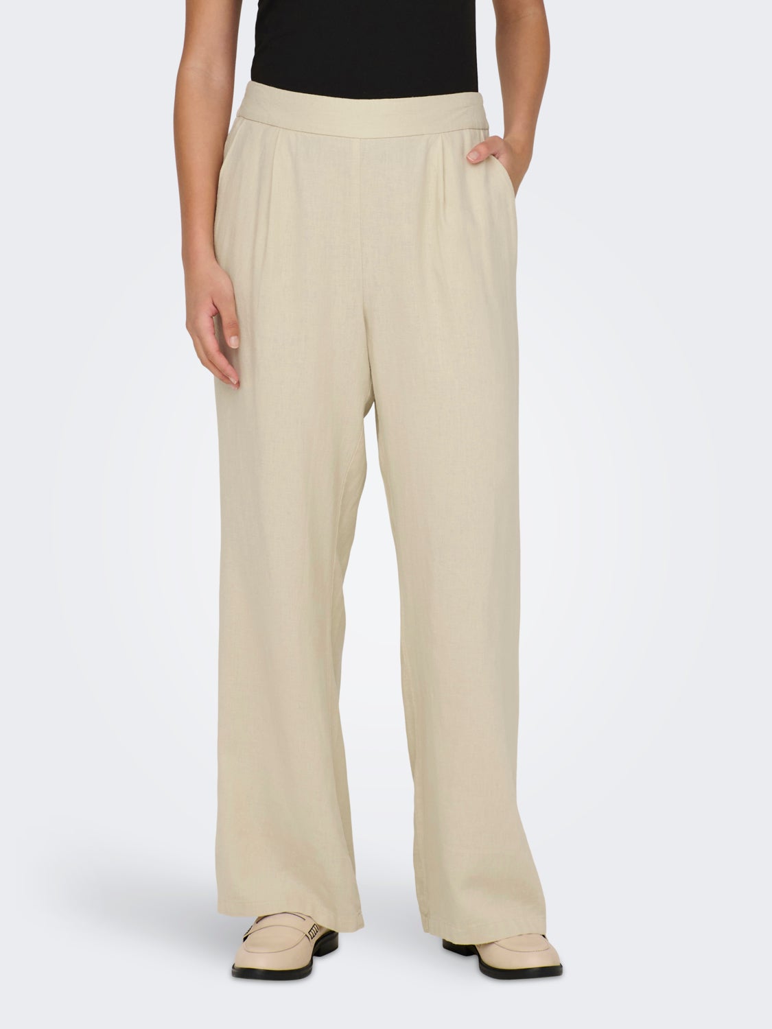 Wide Leg Linen Pants