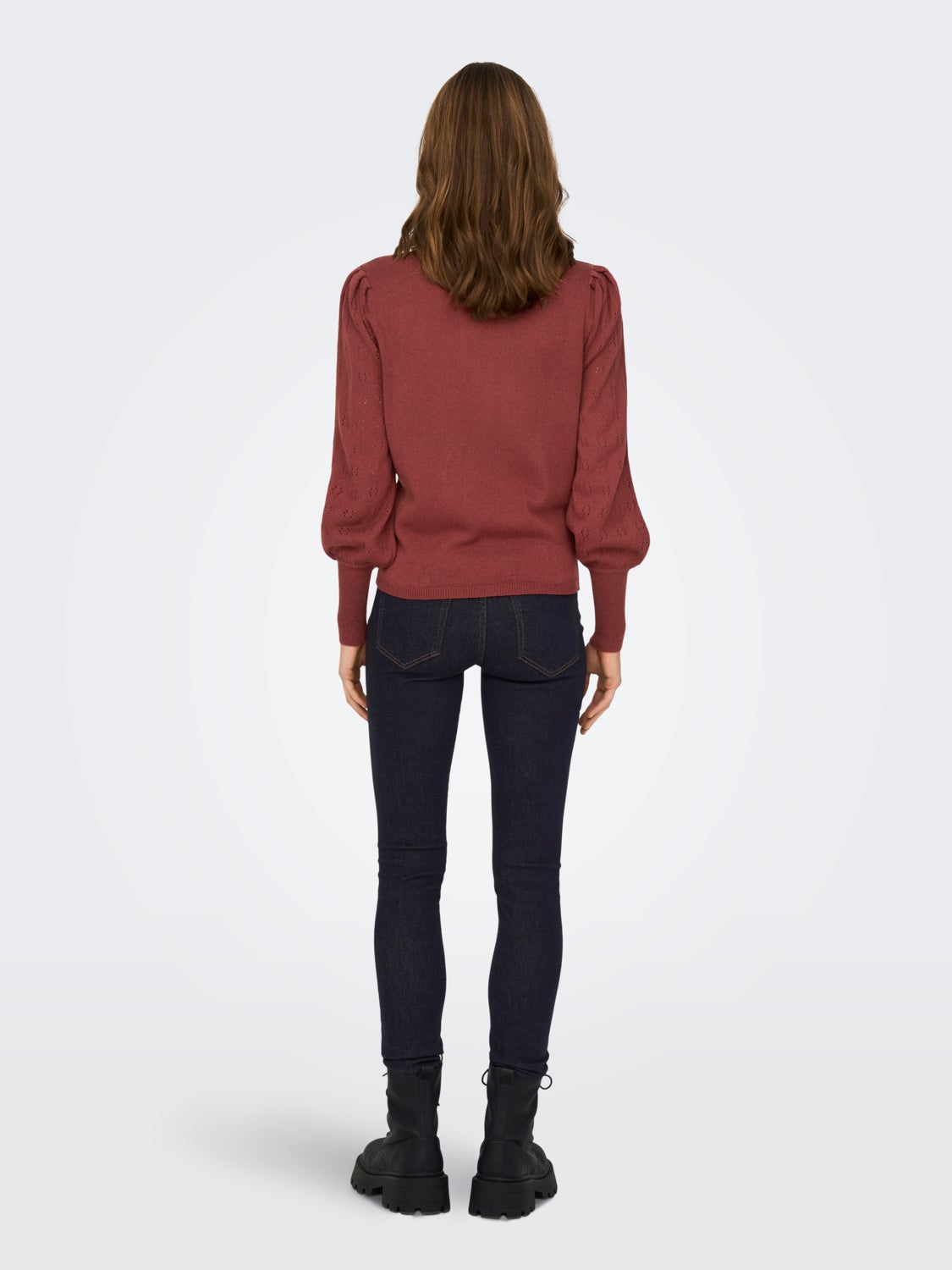 Solid colored Knitted Pullover