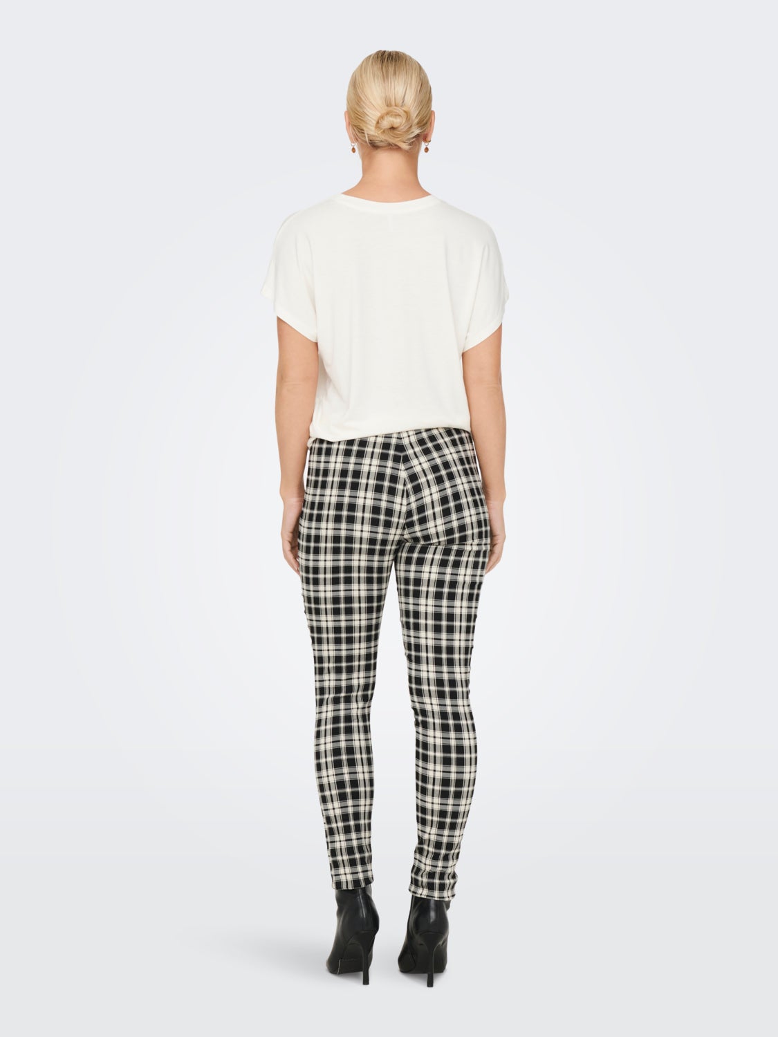 High waisted check Leggings