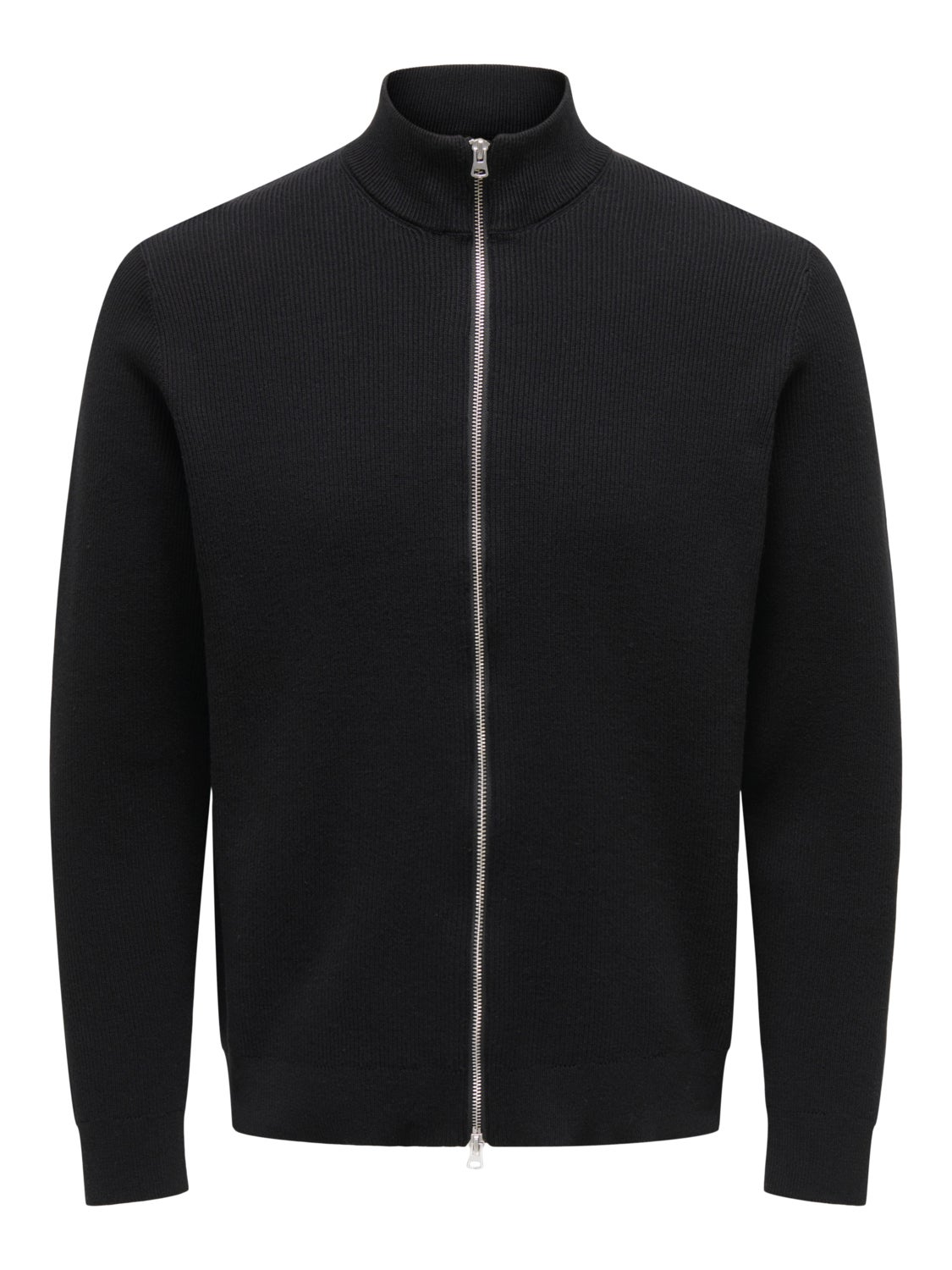 High neck Knit Cardigan