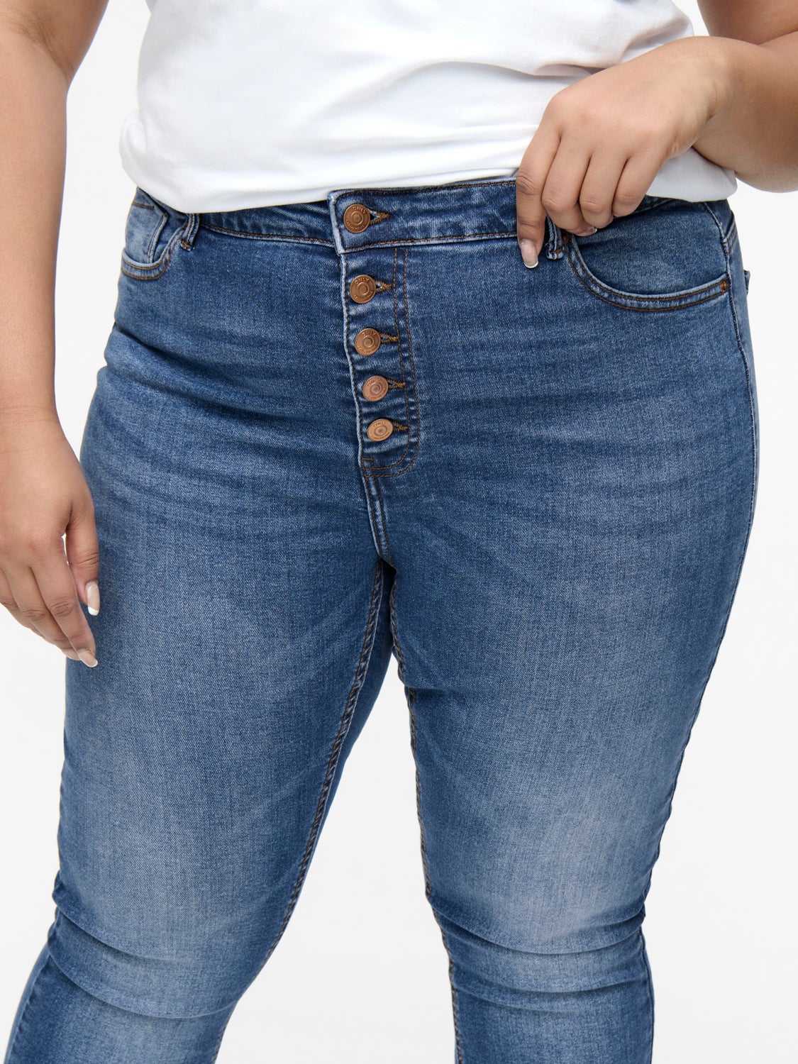 Curvy CARLaola highwaisted Flared Jeans
