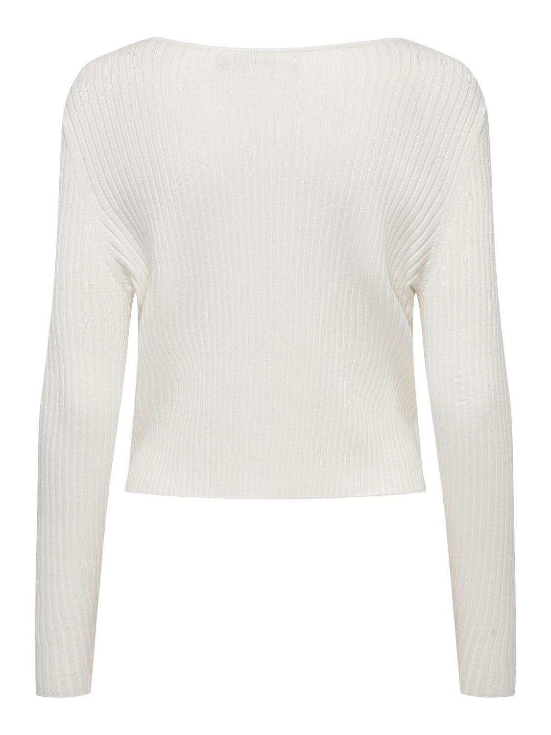 Fitted V-neck Knitted Cardigan