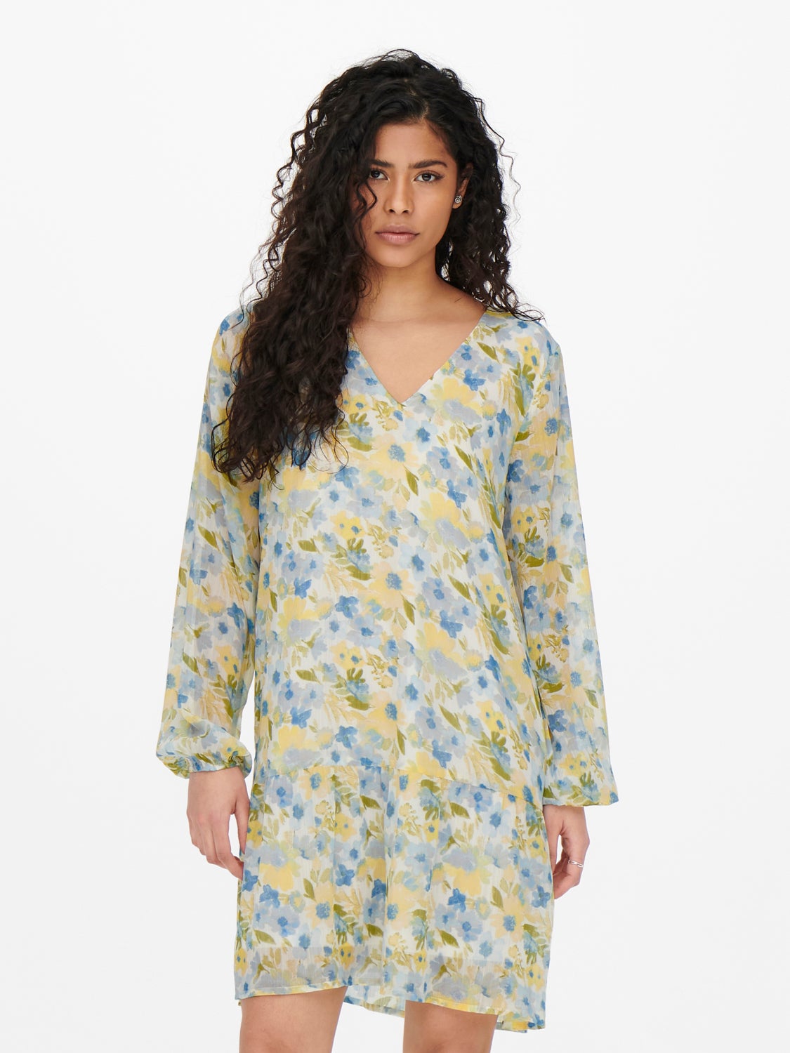 Regular Fit V-Neck Dress