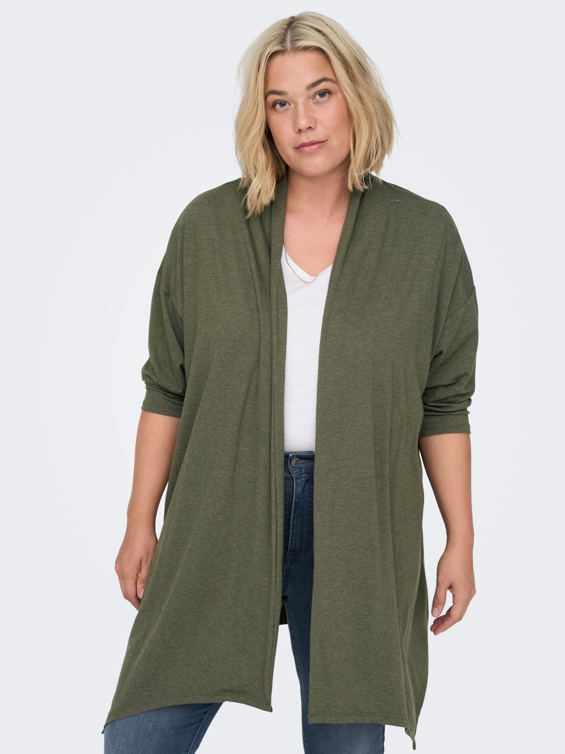 Curvy 3/4 sleeve Cardigan