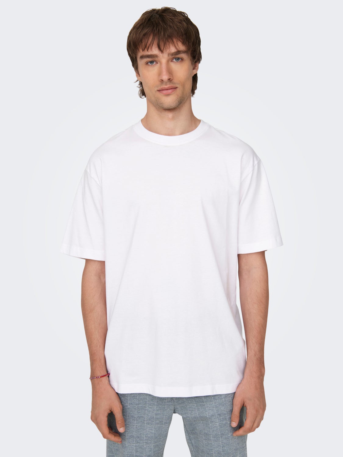 Oversized o-hals t-shirt