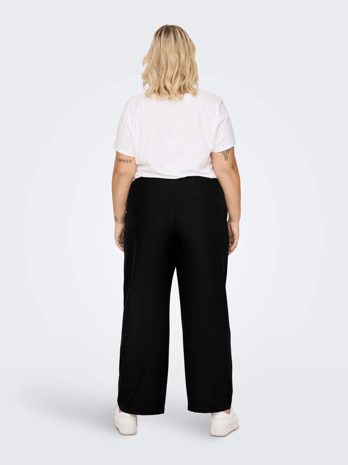 Curvy solid colored Trousers