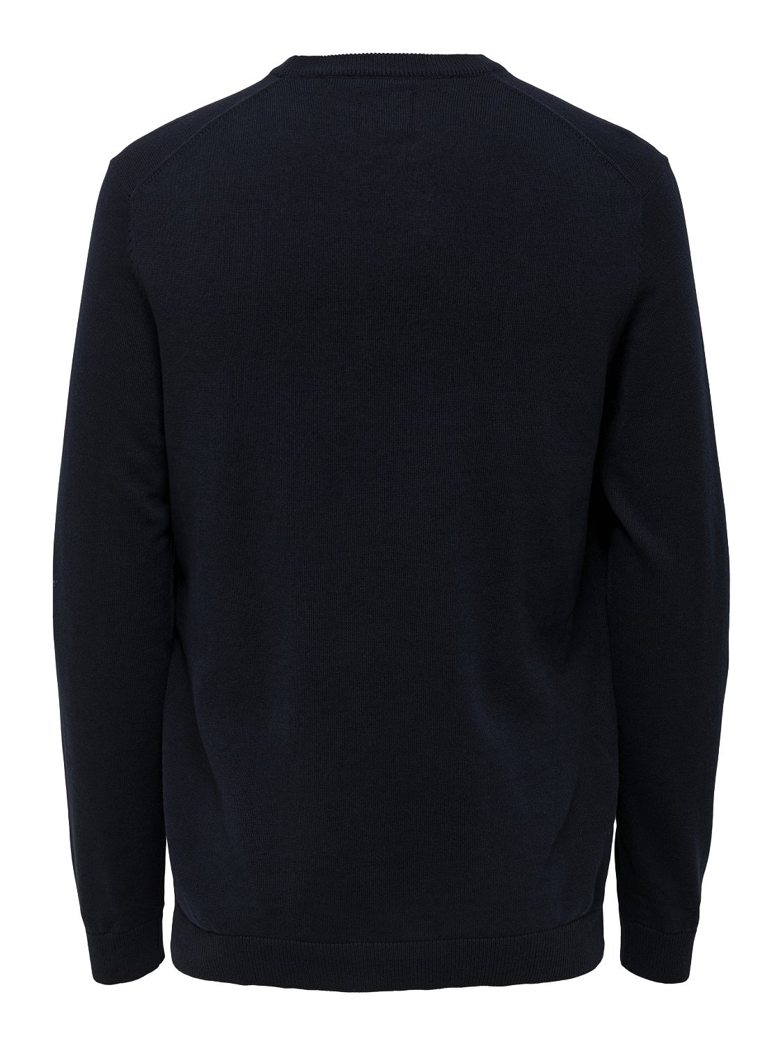 Crew neck knitted pullover