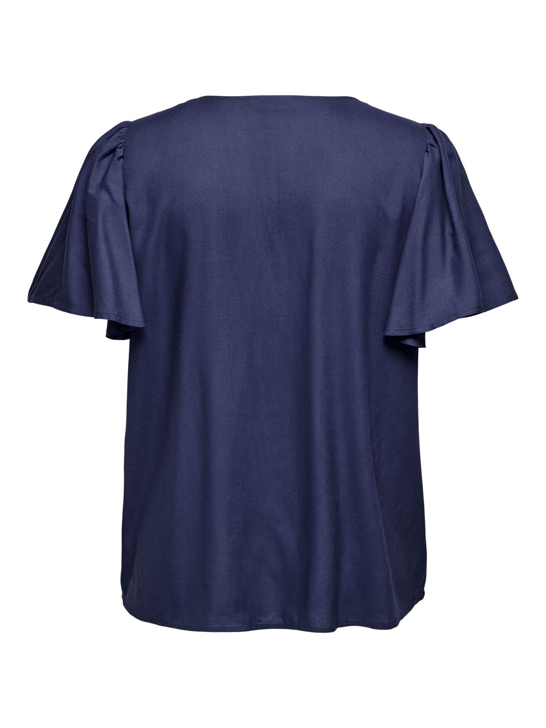 Curvy V-neck Viscose Top