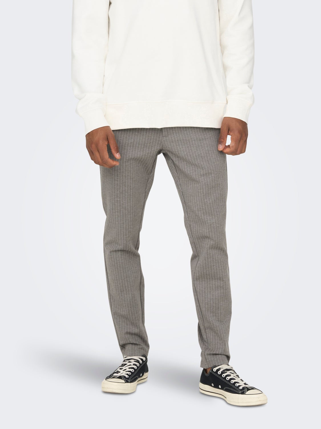 Classic striped trousers