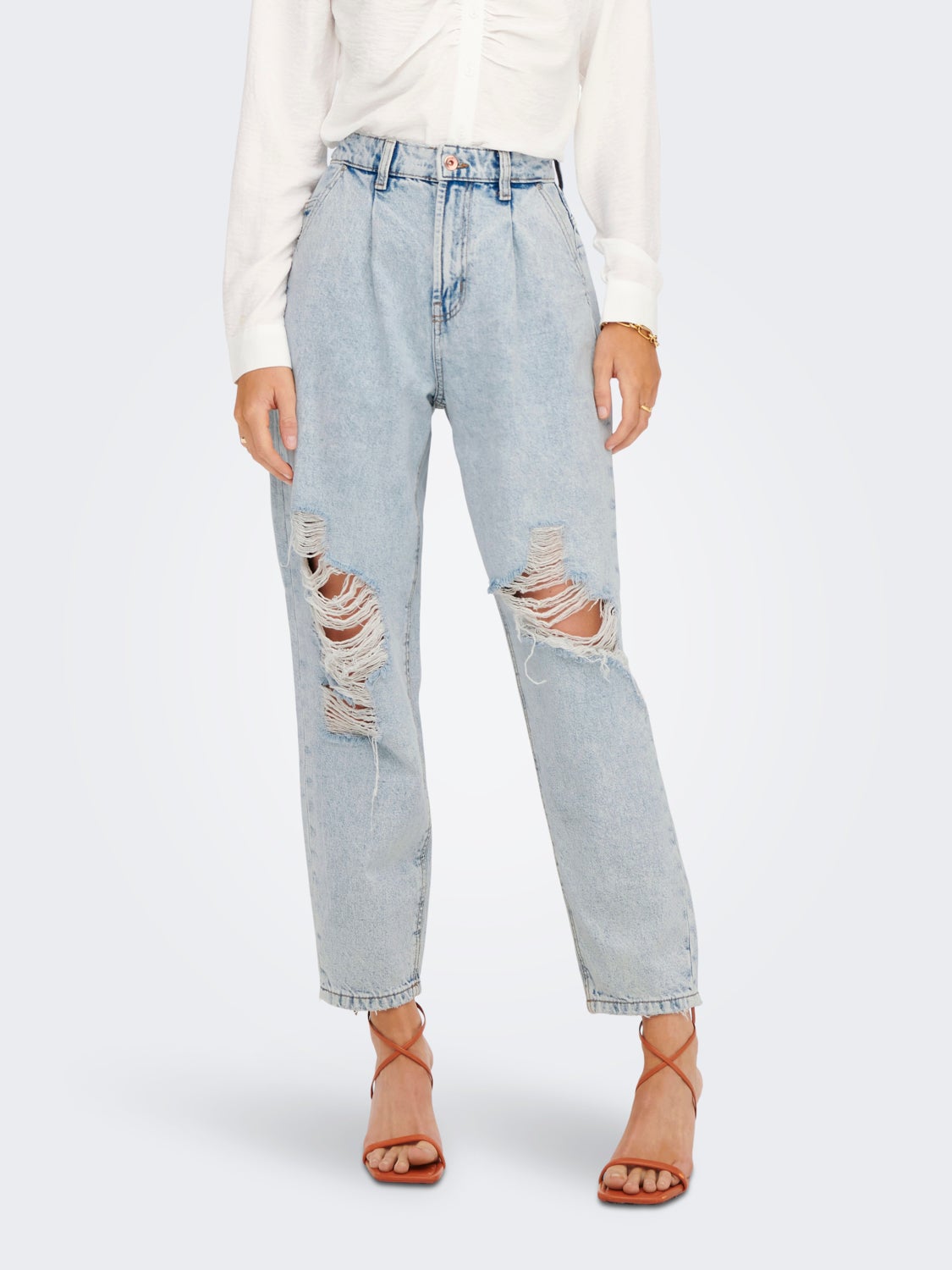 ONLVerna balloon fit high waisted jeans