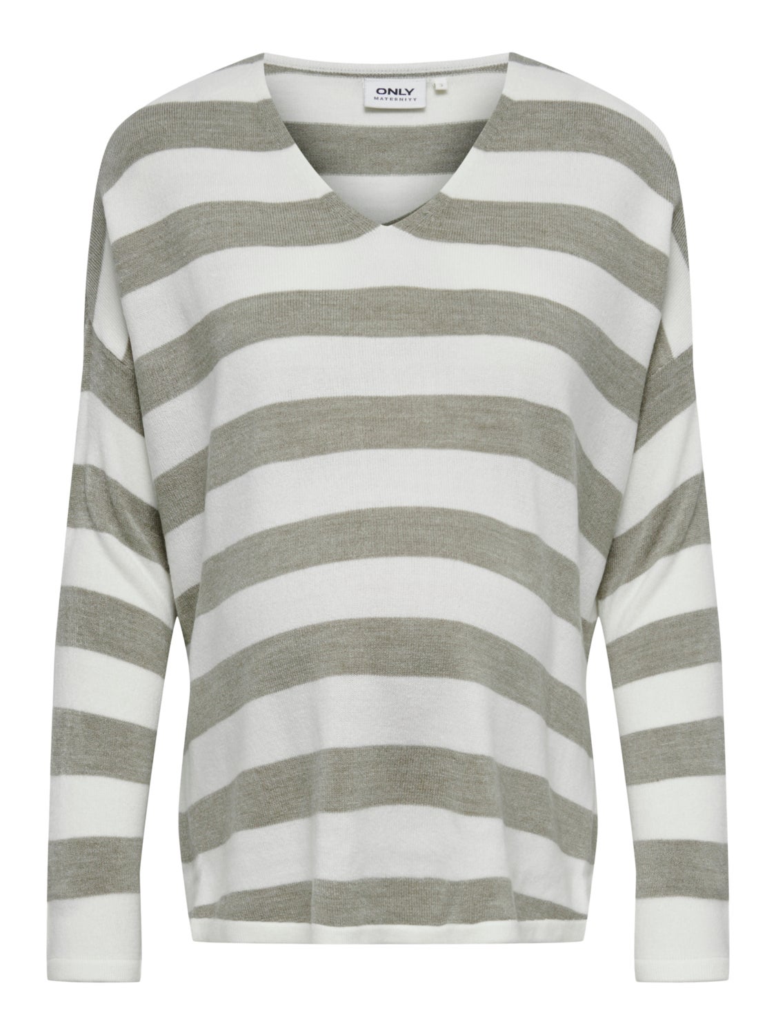 Mama striped Knitted Pullover